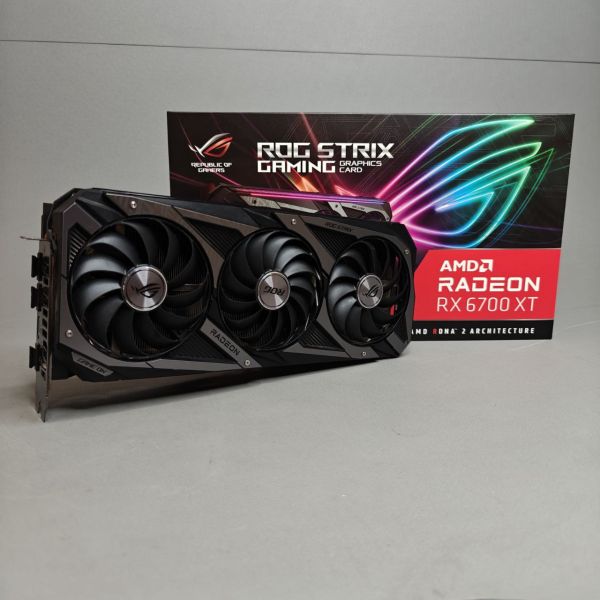 Видеокарта ASUS Radeon RX 6700 XT 12288Mb GAMING OC (ROG-STRIX-RX6700XT-O12G-GAMING)
