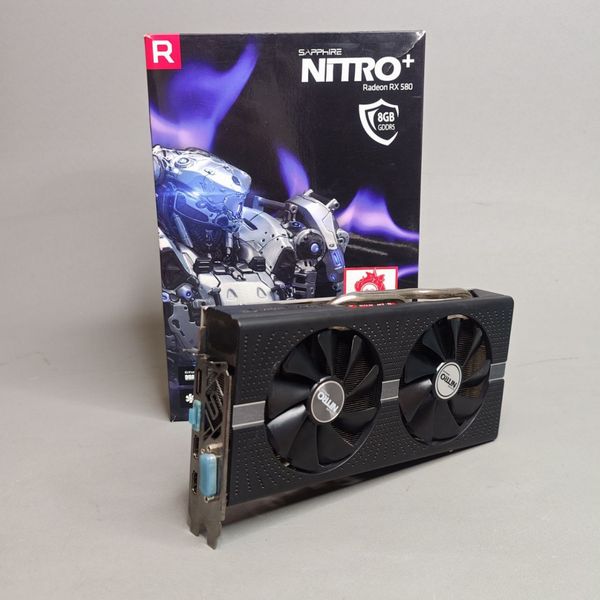 Видеокарта Sapphire AMD Radeon RX 580 Nitro+ OC (299-1E366-001SA) 8Gb/256bit