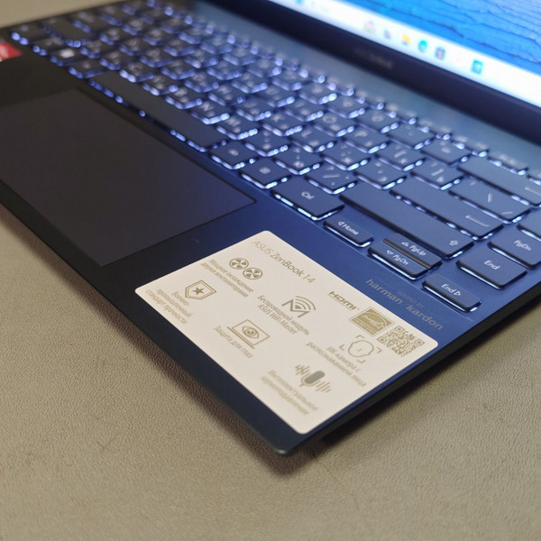 14'' FHD IPS Ноутбук Asus UM425QA-KI190W, серый