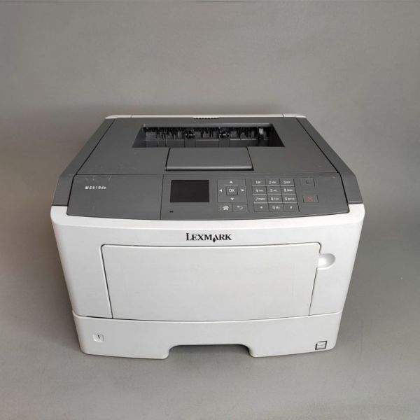 Принтер лазерный Lexmark MS510dn, ч/б, A4, белый/серый