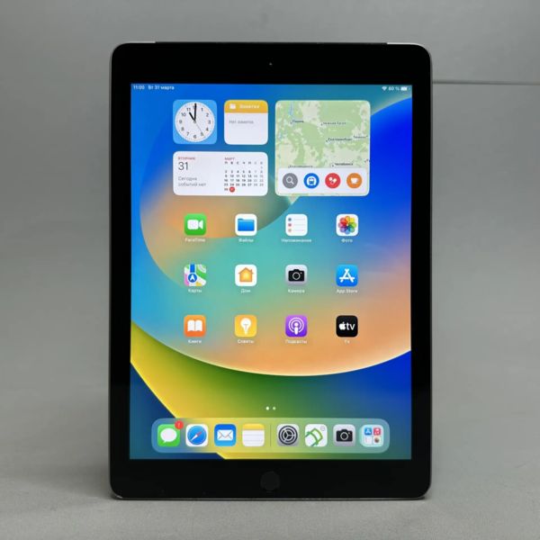 9.7'' Планшет Apple iPad 5 2017 32Gb Wi-Fi + Cellular A1823, серый