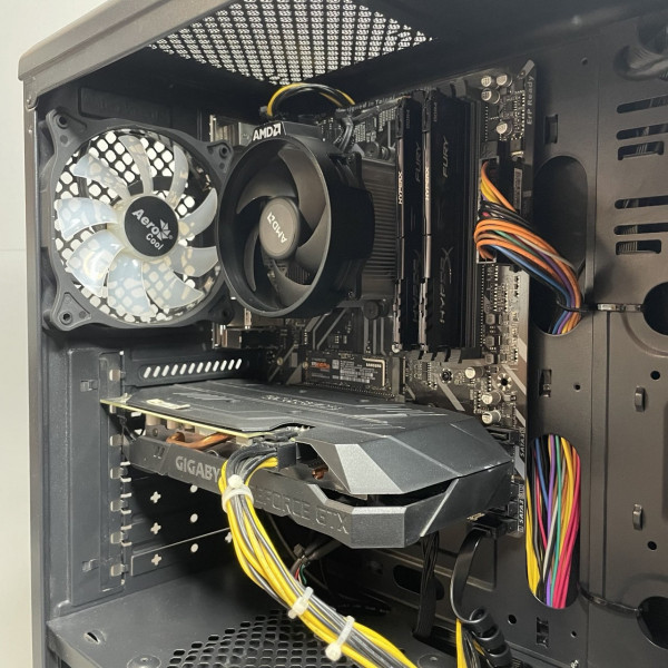 Игровой ПК AMD Ryzen 5 2600 / 16Gb / SSD M.2 500Gb / HDD 500Gb / 6Gb GTX1660 / ATX-600W