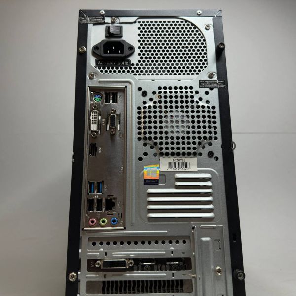 ПК Intel Core i3-8100 / 16Gb / 240Gb SSD / 500Gb HDD / 4Gb 1050Ti