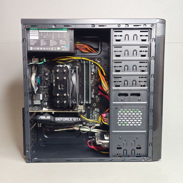 Игровой ПК i7-6700К / 16Gb / SSD 256Gb / HDD 500Gb / 6Gb GTX1660 / 600W