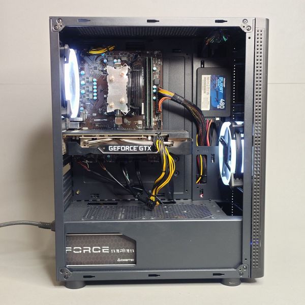 Игровой ПК Ryzen 5 3400G / 16Gb / 480Gb SSD / 6Gb GTX1660 Super