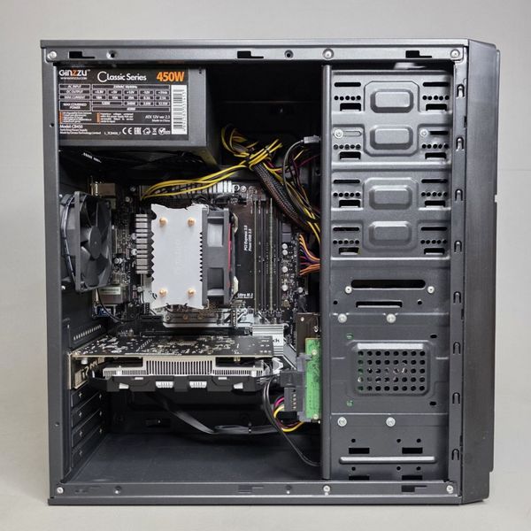ПК Ryzen 5 1600 / 16Gb / 240Gb + 500Gb / 4Gb GTX1050Ti