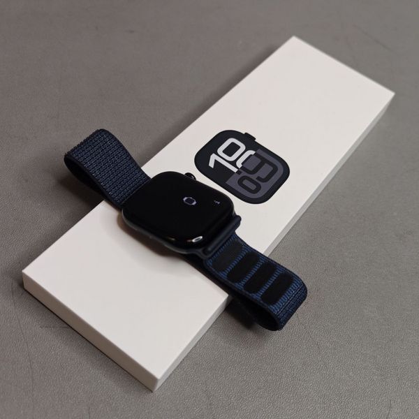 Умные часы Apple Watch Series 10 46 mm Jet Black Aluminium Case with Ink Sport Loop