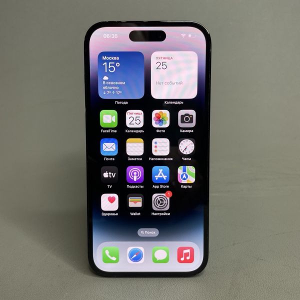 Смартфон Apple iPhone 14 Pro 128 ГБ, Dual: nano SIM + eSIM, Черный