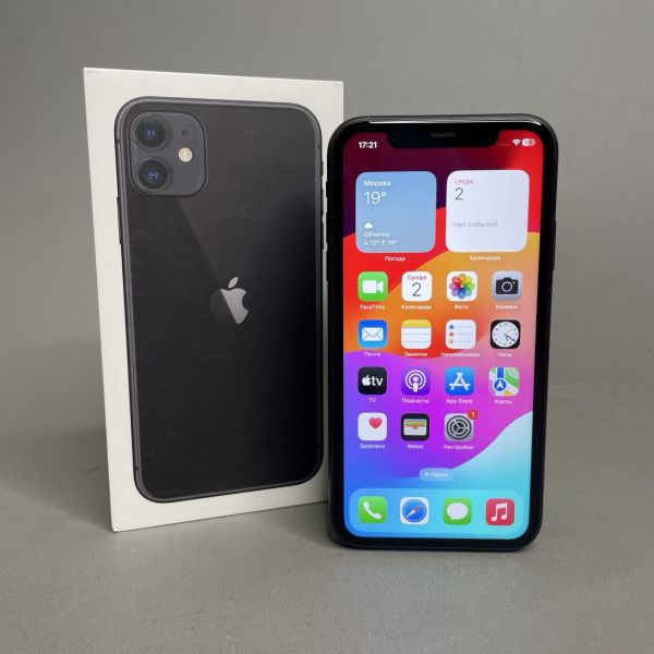 Смартфон Apple iPhone 11 128 ГБ, Dual: nano SIM + eSIM, серый