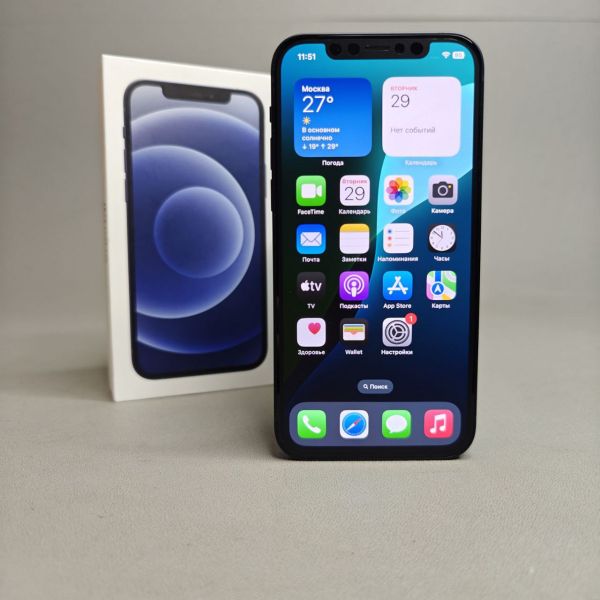 Смартфон Apple iPhone 12, 128 ГБ, Global, чёрный, Black
