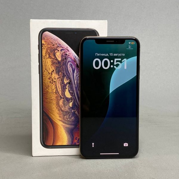 Смартфон Apple iPhone XS 256 ГБ, NFC, экран 5.8, золотой, nano SIM