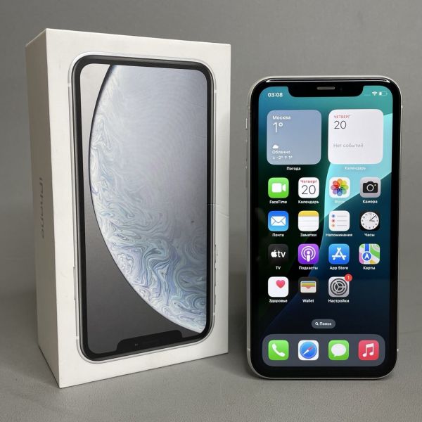 Смартфон Apple iPhone Xr 64 ГБ RU, nano SIM+eSIM, белый