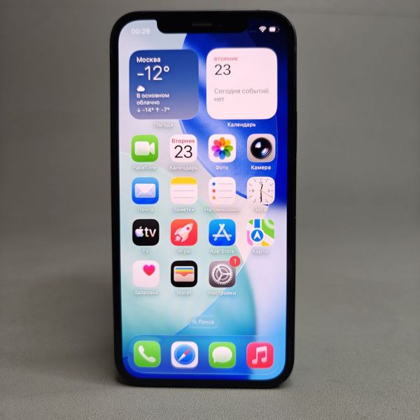 Смартфон Apple iPhone 12 128 ГБ, nano SIM+eSIM, черный
