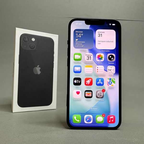 Смартфон Apple iPhone 13 128 ГБ, Dual: nano SIM + eSIM, тёмная ночь