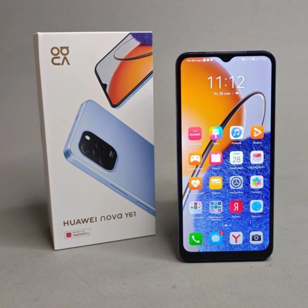 Смартфон HUAWEI nova Y61 4/128 ГБ синий