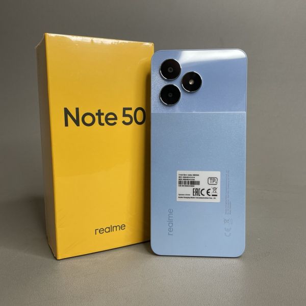 Смартфон Realme Note 50 3/64 ГБ, Dual nano SIM, голубой