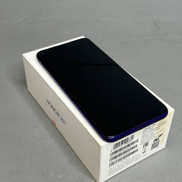 Смартфон HONOR 30S 6/128Gb, Dual nano SIM, Neon Purple