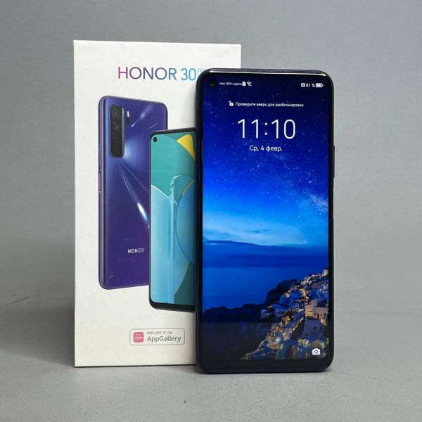 Смартфон HONOR 30S 6/128Gb, Dual nano SIM, Neon Purple