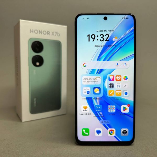 Смартфон HONOR X7b 8/128 ГБ, RU, Dual nano SIM, зеленый