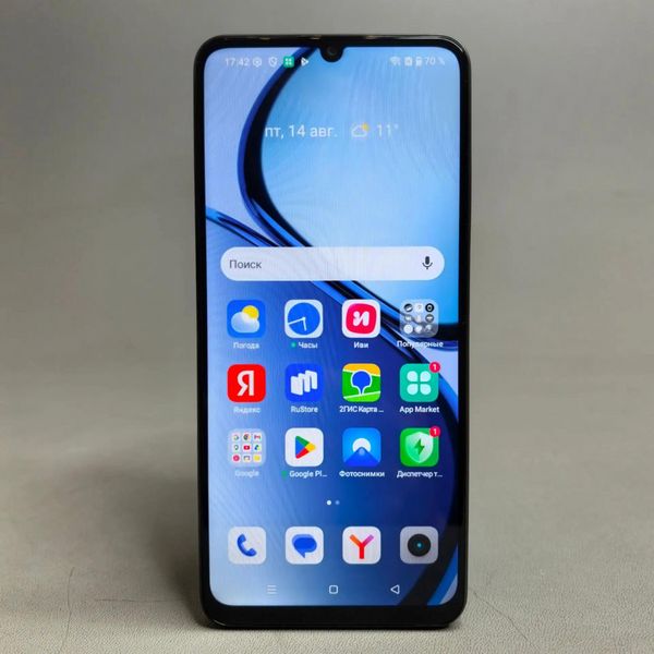 Смартфон realme Note 60x 4/128 ГБ RU, Dual nano SIM, черный