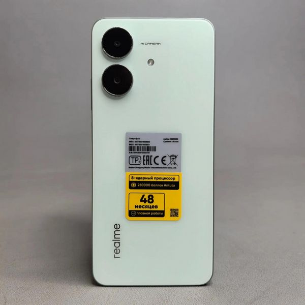 Смартфон realme Note 60x 3/64 ГБ RU, Dual nano SIM, зеленый