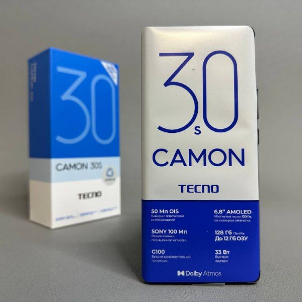 Смартфон TECNO CAMON 30S 6/128 ГБ, Black