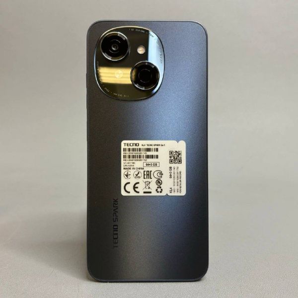 Смартфон TECNO Spark Go 1 3/64Gb, черный