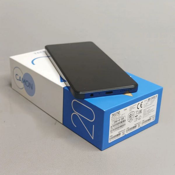 Смартфон Tecno Camon 20 8/256GB, Dual nano SIM, Predawn Black