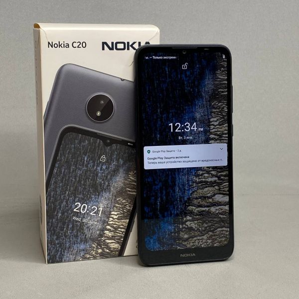 Смартфон Nokia C20 2/16 ГБ, Dual nano SIM, синий