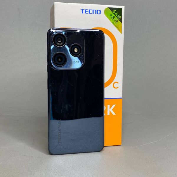 Смартфон TECNO Spark 10c 4/64 ГБ Global для РФ, Dual nano SIM, Meta Black