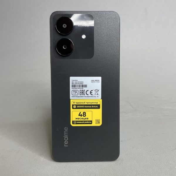 Смартфон realme Note 60X 3/64 ГБ, RMX3938, Черный