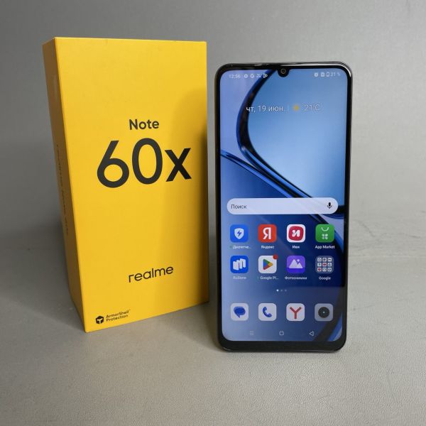 Смартфон realme Note 60X 3/64 ГБ, RMX3938, Черный