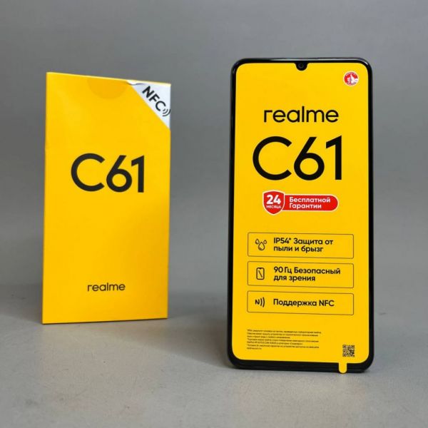 Смартфон realme C61 6/128 ГБ RMX3930, Темно-зеленый