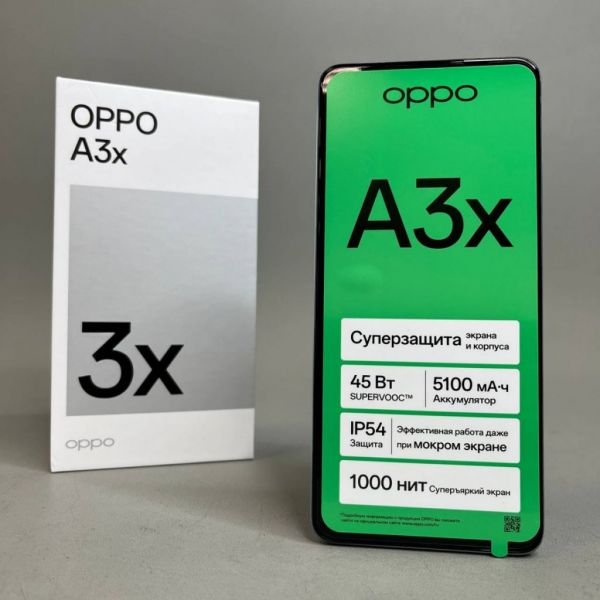 Смартфон Oppo A3x 4/128Gb Лазурный