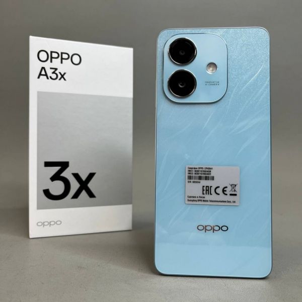 Смартфон Oppo A3x 4/128Gb Лазурный