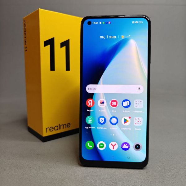 Смартфон realme 11 4G 8/128 ГБ RU, 2 nano SIM, черный