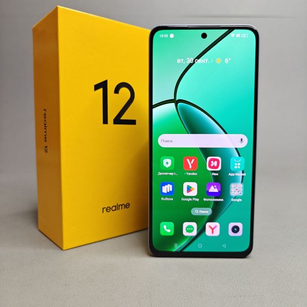 Смартфон realme 12 4G 8/128 ГБ RU, 2 nano SIM, Голубой рассвет