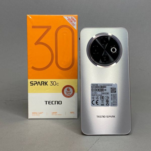 Смартфон Tecno SPARK 30C 6/128Gb Titanium Gold
