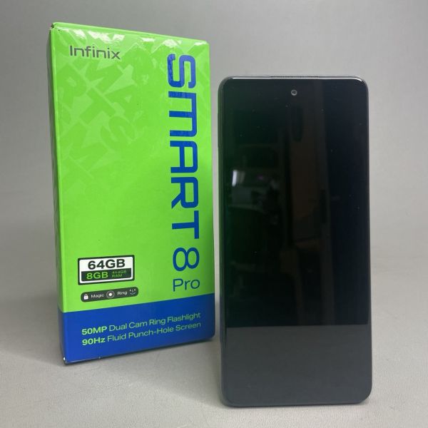 Смартфон Infinix Smart 8 Pro 4+64 ГБ чёрный