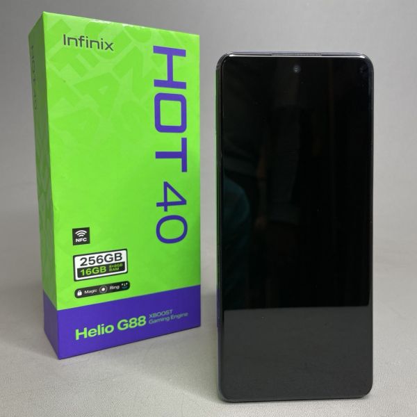Смартфон Infinix HOT 40 (X6836), 8/256 Gb, Dual nano SIM, Starlit Black