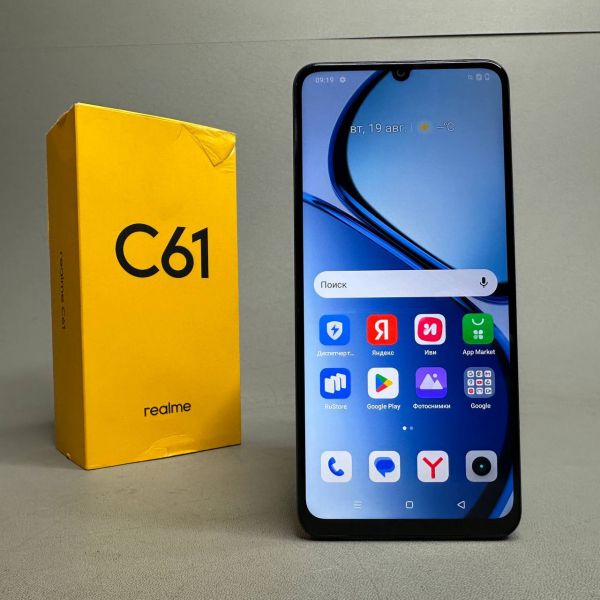 Смартфон realme C61 6/128 ГБ RMX3930, Темно-зеленый