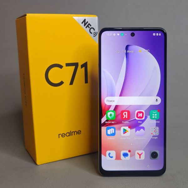 Смартфон realme C71, 6/128 ГБ, NFC, белый