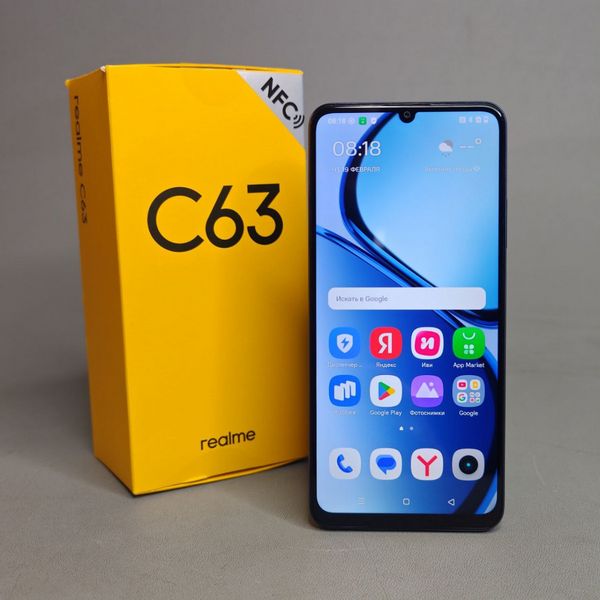 Смартфон Realme C63 6/128, синий