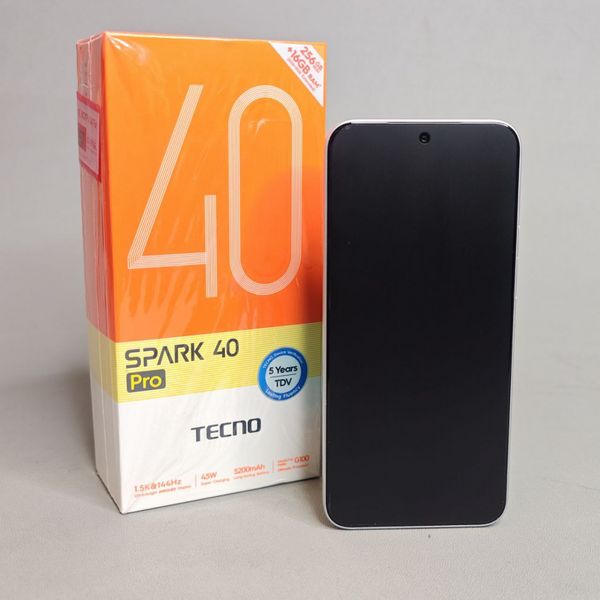 Смартфон TECNO SPARK 40 Pro 8/256ГБ, Dual nano SIM, Moon Titanium