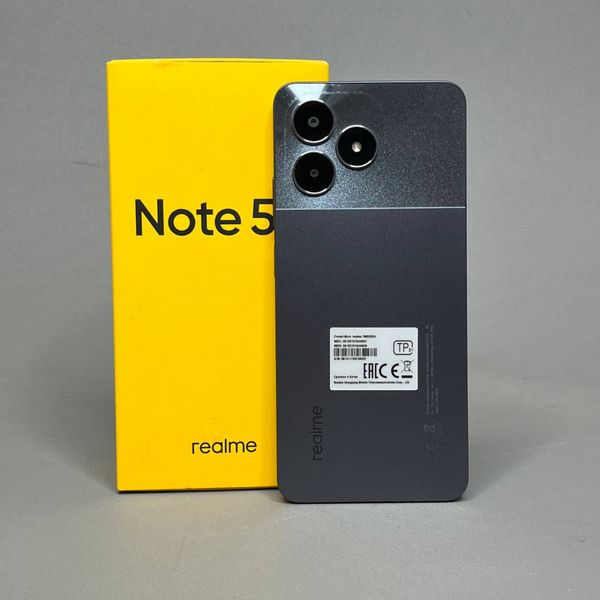 Смартфон realme Note 50 3/64 ГБ RU, Dual nano SIM, полуночно-черный