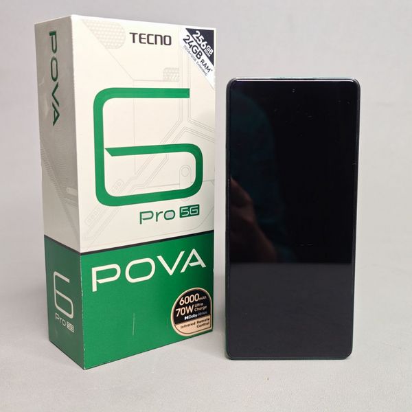 Смартфон TECNO Pova 6 Pro 5G 12/256 ГБ RU, Dual nano SIM, зеленый