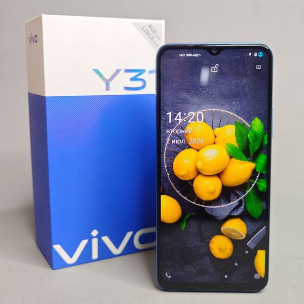 Смартфон VIVO Y31 4/128GB Голубой океан