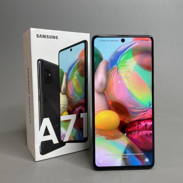 Смартфон Samsung Galaxy A71 (SM-A715F/DSM), 6/128 Gb, Black