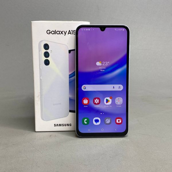 Смартфон Samsung Galaxy A15 4G 4/128 ГБ, Dual nano SIM, голубой