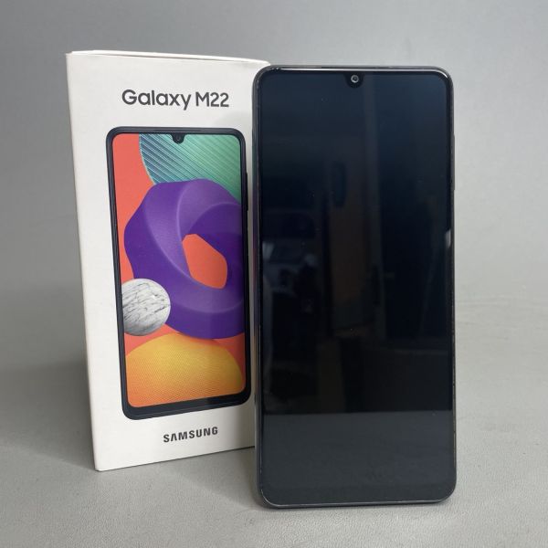 Смартфон Samsung Galaxy M22 4/128 ГБ RU, 2 SIM, черный